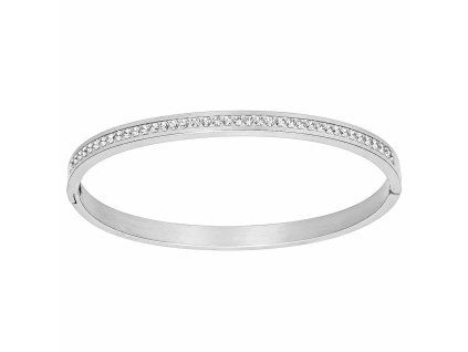Bangle náramek s jednou řadou kamínků 5161