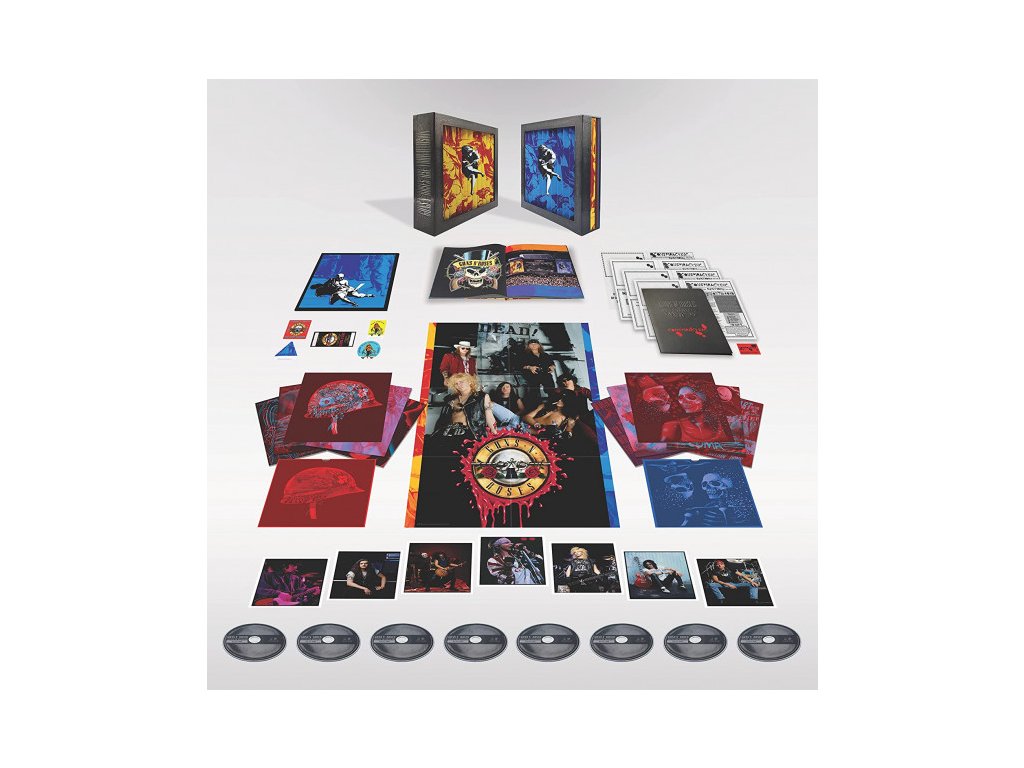 GUNS N' ROSES - USE YOUR ILLUSION 1 & 2 - BOX 7CD+BLU-RAY