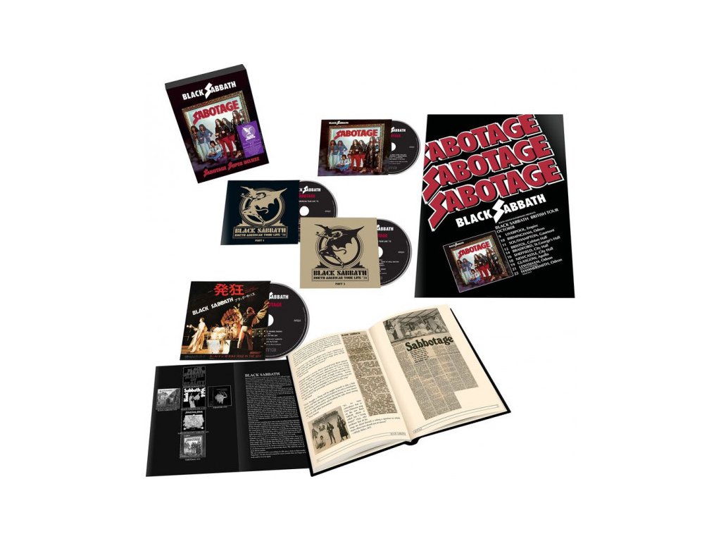 BLACK SABBATH - SABOTAGE (SUPER DELUXE BOX SET) - 4CD