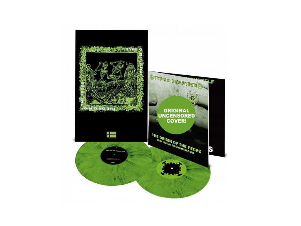 TYPE O NEGATIVE - ORIGIN OF THE FECES (30TH ANNIVERSARY) - 2LP