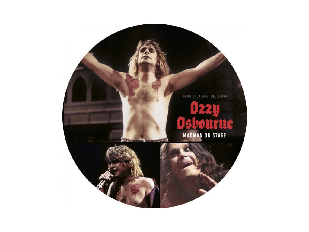 OZZY OSBOURNE - MADMAN ON STAGE - LP