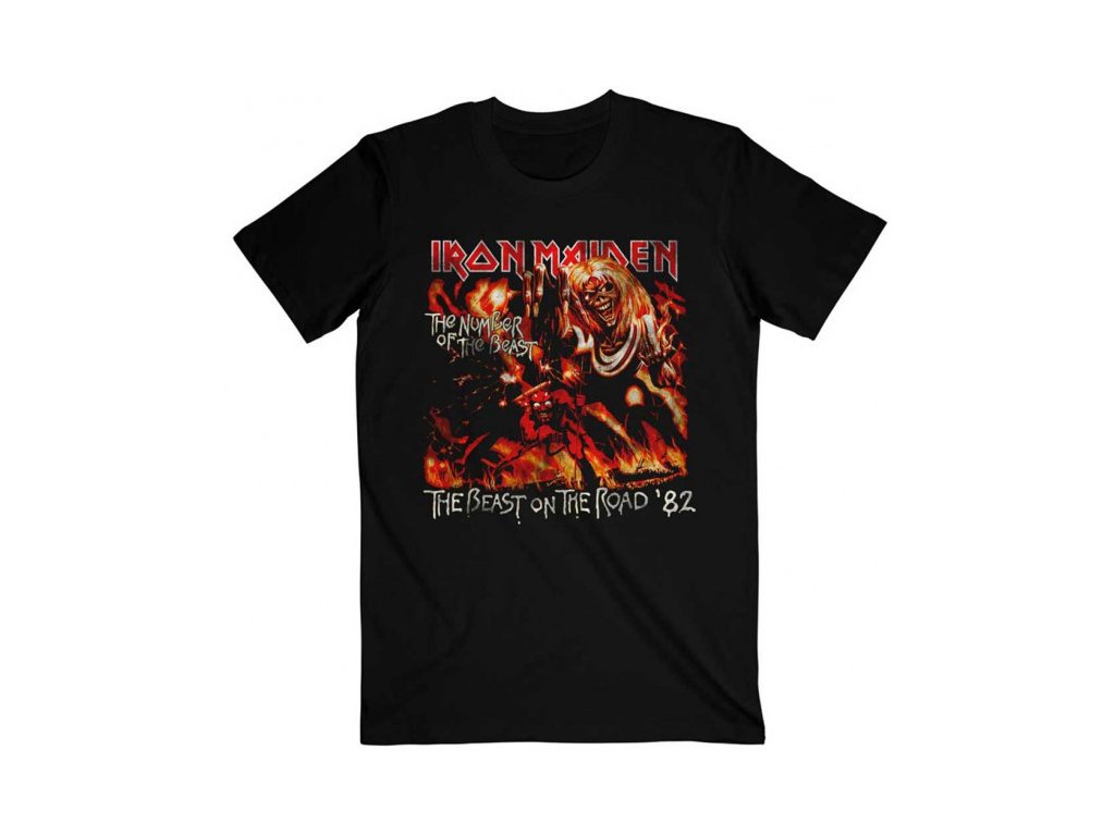 IRON MAIDEN - THE BEAST ON THE ROAD VINTAGE - TRIKO