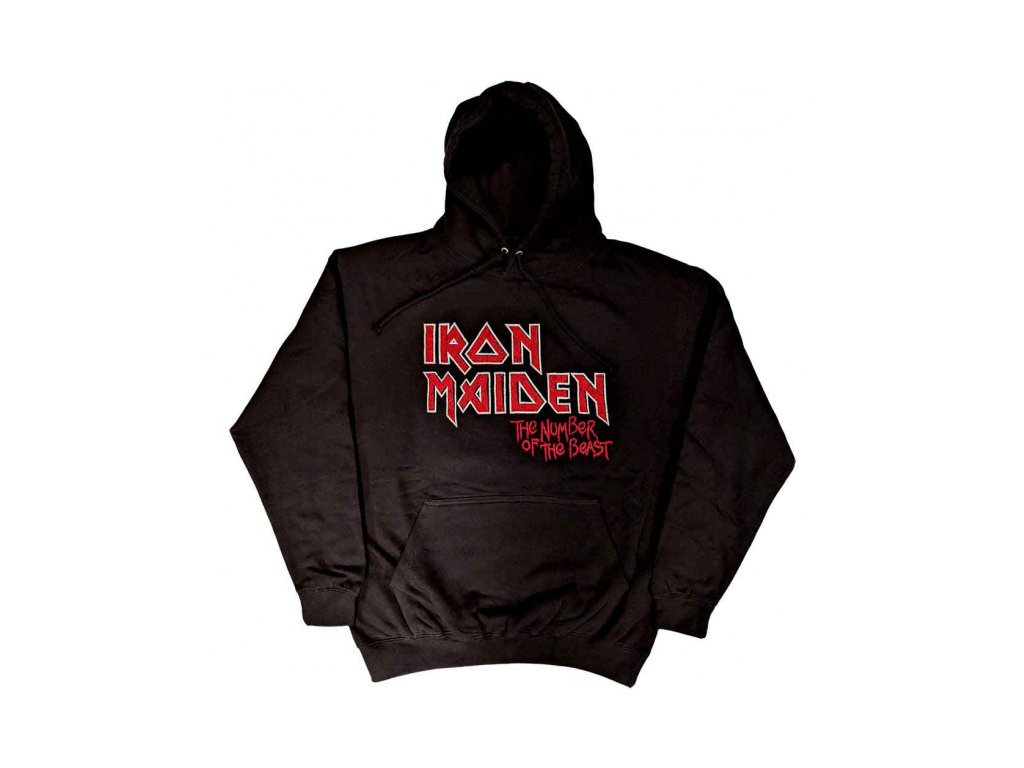 IRON MAIDEN - THE NUMBER OF THE BEAST VINTAGE LOGO FADED (BACK) - MIKINA