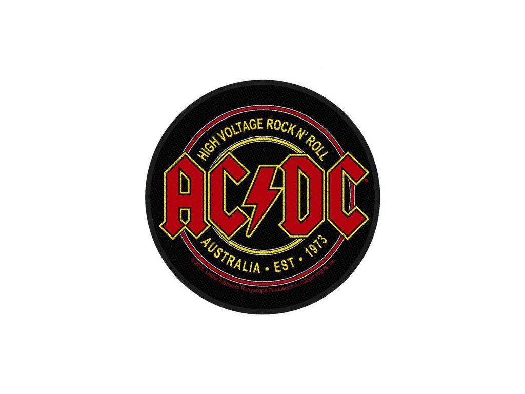AC/DC - HIGH VOLTAGE (ROCK N ROLL) - NÁŠIVKA