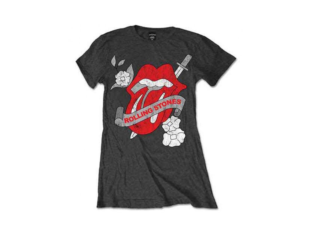 ROLLING STONES - VINTAGE TATTOO (GIRLIE) - TRIKO