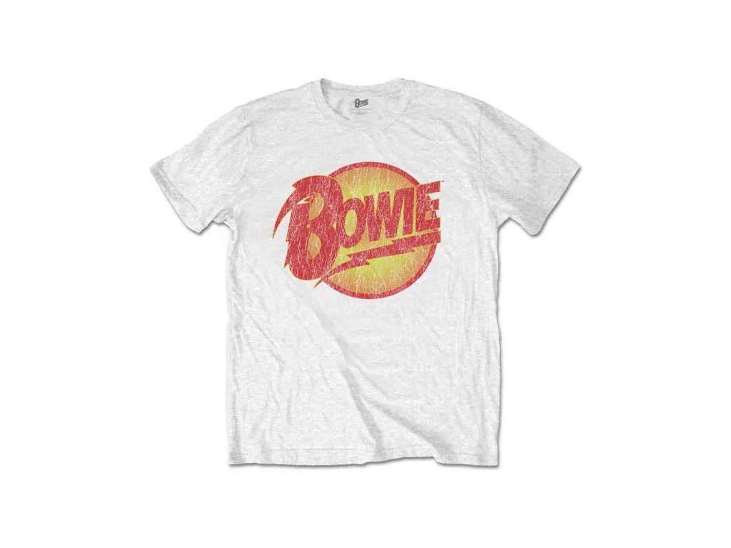DAVID BOWIE - VINTAGE DIAMOND DOGS (WHITE) - TRIKO
