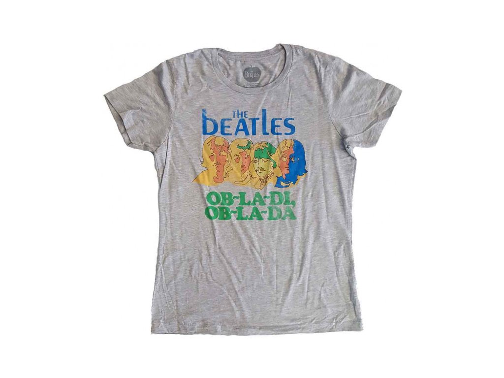 BEATLES - VINTAGE OB LA DI (BACK PRINT) (GIRLIE) - TRIKO