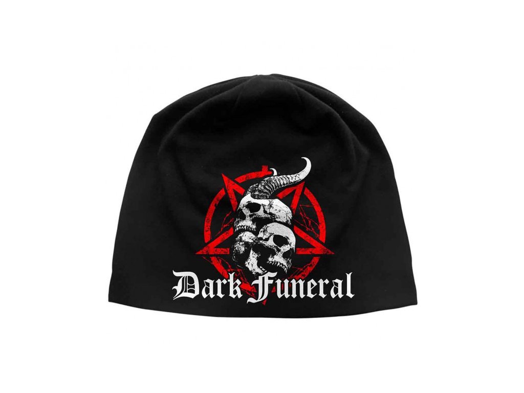 DARK FUNERAL - SKULLS & PENTAGRAM (BEANIE) - ČEPICE