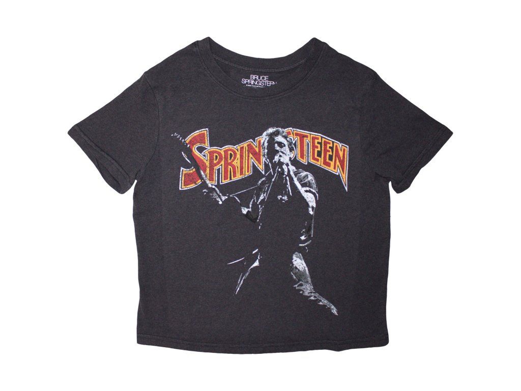 BRUCE SPRINGSTEEN - STAGE POSE - TRIKO (Barva Černá, Velikost S)