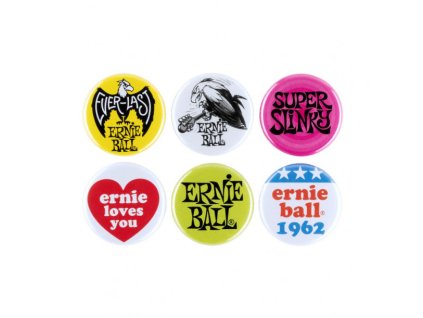 Ernie Ball 1 Assorted Buttons - placky - 6ks