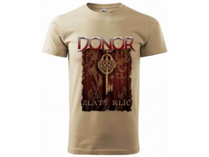 DONOR - ZLATÝ KLÍČ (SAND) - TRIKO