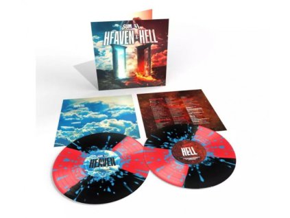 SUM 41 - HEAVEN :X: HELL (BLACK/RED QUADS/CYAN SPLATTER VINYL) - 2LP