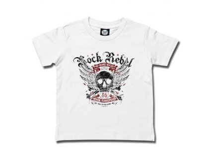 Rock Rebel (Never Surrender) - Dětské tričko - Bílé