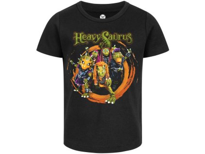 heavysaurus rock n rarr girly shirt schwarz mehrfarbig 92
