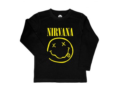 NIRVANA - SMILEY (LS) - TRIKO DĚTSKÉ
