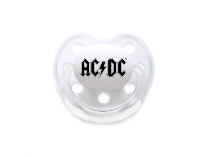 AC/DC - LOGO (WHITE) - DUDLÍK