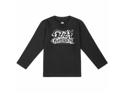 Ozzy Osbourne (Logo) - Baby longsleeve - black - white