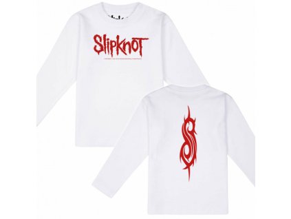 Slipknot (Logo) - Baby longsleeve - white - red