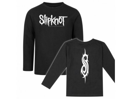 Slipknot (Logo) - Kids longsleeve - black - white