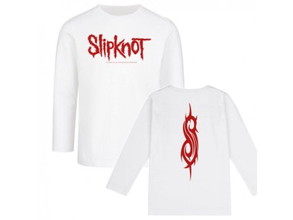 Slipknot (Logo) - Kids longsleeve - white - red
