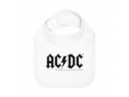 AC/DC - LOGO (WHITE) - BRYNDÁK