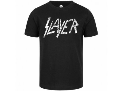 SLAYER - LOGO WHITE - TRIKO DĚTSKÉ