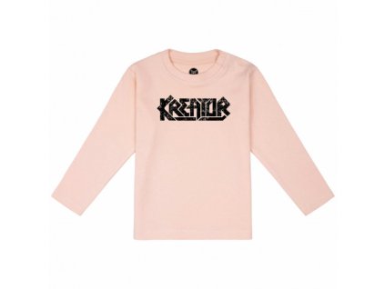 Kreator (Logo) - Baby longsleeve - pale pink - black
