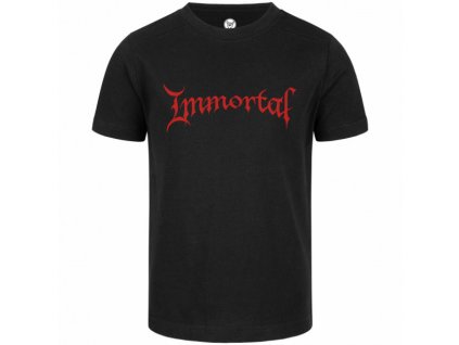 Immortal (Logo) - Kids t-shirt - black - red