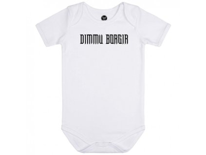 Dimmu Borgir (Logo) - Baby bodysuit - white - black