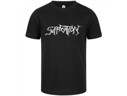 Suffocation (Logo) - Kids t-shirt - black - white