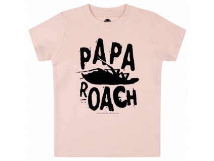 PAPA ROACH - LOGO (PINK) - TRIČKO PRO MIMINKA