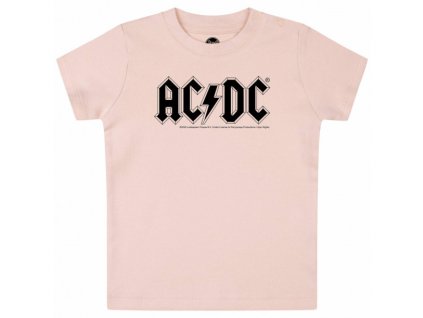 AC/DC - LOGO (PINK) - TRIKO MIMINKO