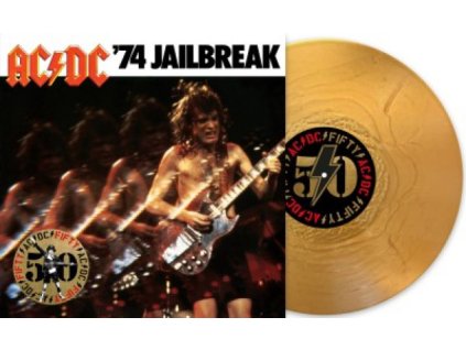 AC/DC - '74 JAILBREAK (GOLD METALLIC) - LP