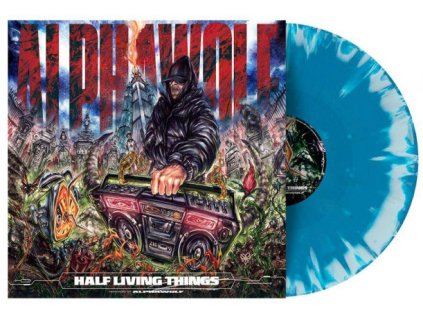ALPHA WOLF - HALF LIVING THINGS (BLUE VINYL) - LP