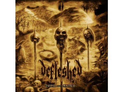 DEFLESHED - GRIND OVER MATTER BROWN - LP