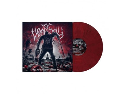 VOMITORY - ALL HEADS ARE GONNA ROLL (CRIMSON RED MARBLED) - LP