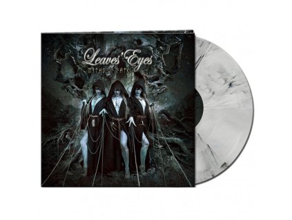 LEAVES EYES - MYTHS OF FATE (WHITE/BLACK MARBLED) - LP