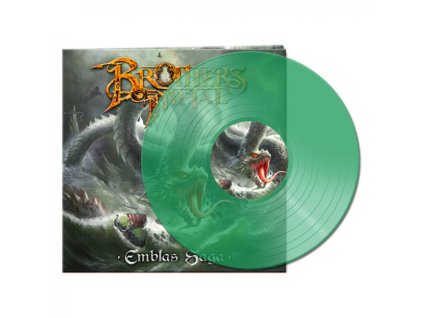 BROTHERS OF METAL - EMBLAS SAGA (CLEAR GREEN VINYL) - LP