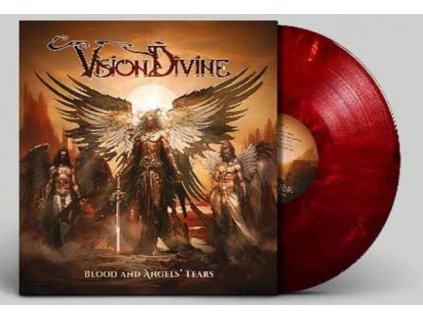 VISION DIVINE - BLOOD AND ANGELS' TEARS (RED MARBLED VINYL) - LP