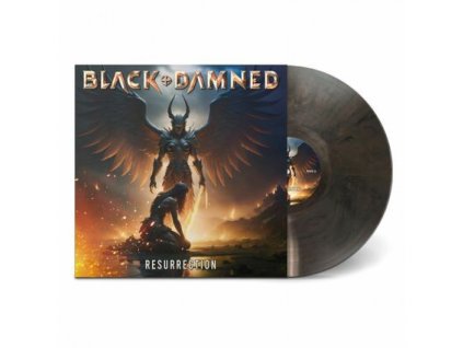 BLACK & DAMNED - RESURRECTION (RUTHLESS BLACK MARBLED) - LP