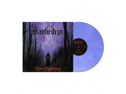 SANHEDRIN - HEAT LIGHTNING (VIOLET BLUE MARBLE) - LP