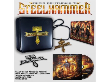 CHRIS BOLTENDAHL'S STEELHAMMER - REBORN IN FLAMES (BOX SET) - CD