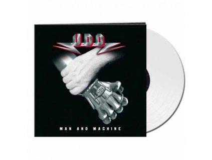 U.D.O. - MAN AND MACHINE (WHITE VINYL) - LP