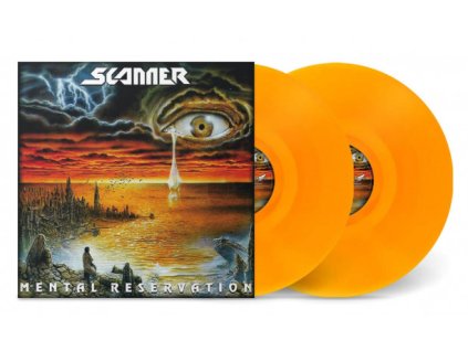 SCANNER - MENTAL RESERVATION/CONCEPTION OF A CURE DEMO (ORANGE) - 2LP