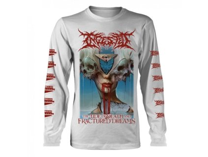 INGESTED - THE TIDE OF DEATH AND FRACTURED DREAMS (WHITE) (LS) - TRIKO