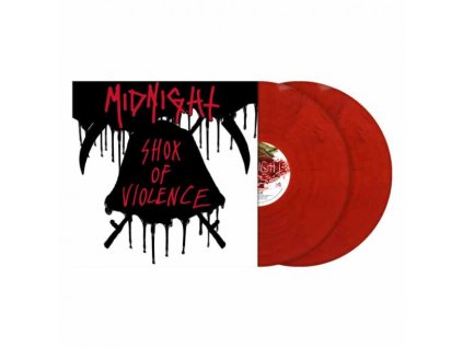 MIDNIGHT - SHOX OF VIOLENCE (RED MARBLE VINYL) - 2LP