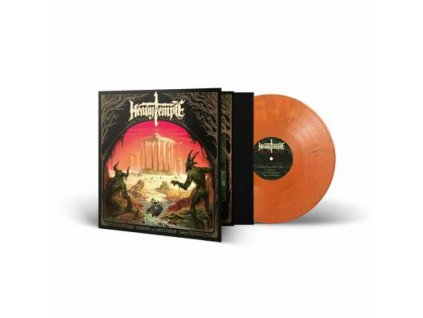 HEAVY TEMPLE - GARDEN OF HEATHENS (YELLOW/BLACK/RED MARBLE VINYL) - LP