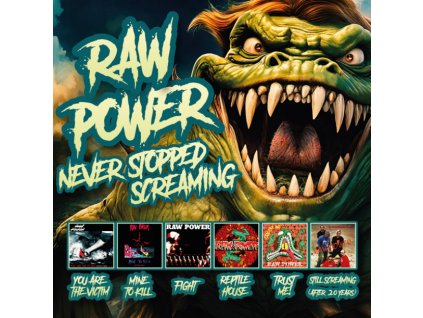 RAW POWER - NEVER STOPPED SCREAMIN - 3CD