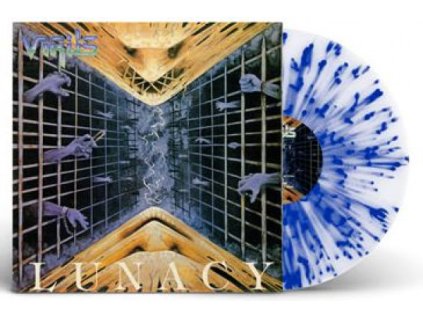 VIRUS - LUNACY (CLEAR/BLUE SPLATTER VINYL) - LP