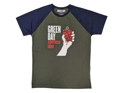 GREEN DAY - AMERICAN IDIOT (RAGLAN) - TRIKO
